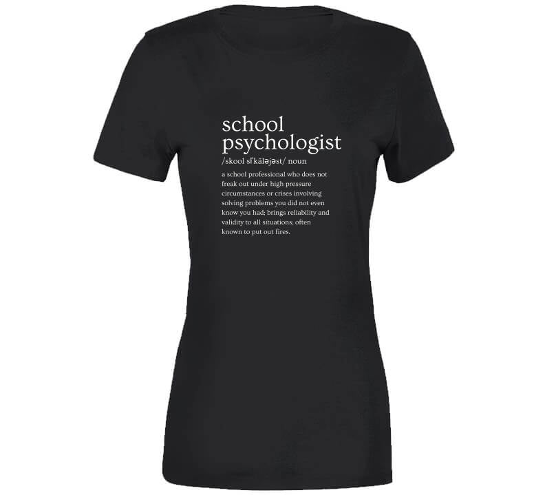 Definition Of A School Psychologist Tee